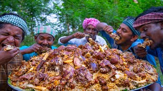 PESHAWARI CHAWAL  Pakistan Special Golden Pulao Recipe Cooking in Indian Village  Mutton Recipes [upl. by Wernda]