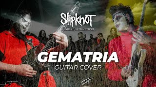 Slipknot  Gematria The Killing Name Guitar Cover w Backing Track  All Guitar Parts [upl. by Meece383]