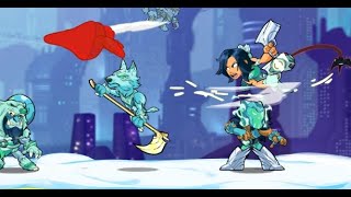 INSANE FIVE MAN BRAWLHALLA TEAM COMBO [upl. by Minoru]