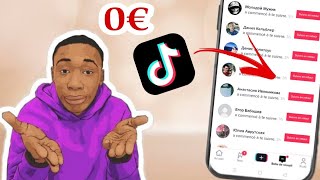 comment avoir 1000 abonnés tiktok gratuitement en 5 🎉minutes [upl. by Kendal854]