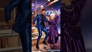 Grandmother and grandson combine to explode the Americas Got Talent stage talent [upl. by Ellerret]