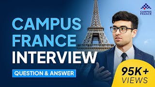 Campus France Interview Questions amp Answers  Study In France  Edugo Abroad [upl. by Dafna]