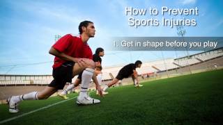 How to Prevent Injuries in Sports [upl. by Neehsar762]