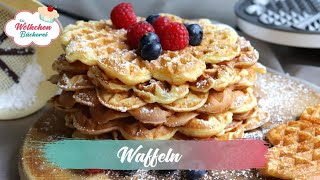 Herzhafte und Süße Waffeln  wölkchenleichtes Rezept [upl. by Ode548]