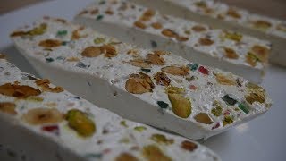 French Nougat de Montélimar Recipe [upl. by Charley838]