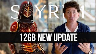 Skyrim Just Got a 12GB New Update amp Paid Mods [upl. by Nosac570]