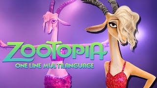 Zootopia  Gazelle Dialogue One Line Multilanguage [upl. by Gitlow]