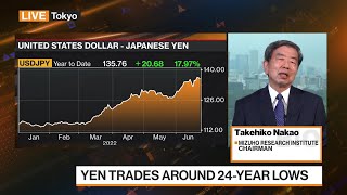 Current Weak Yen Not Good for Japan’s Economy Nakao [upl. by Blank991]