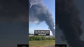 Garyville Storage tank at Marathon Refinery on fire [upl. by Dougherty]