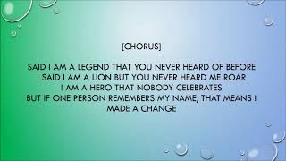 Legend by Chronixx lyrics [upl. by Ylliw]