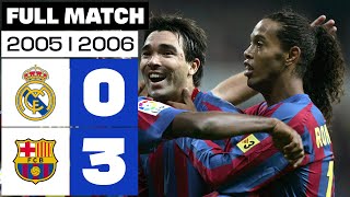 Real Madrid  FC Barcelona 03 20052006 PARTIDO COMPLETO [upl. by Coraline]