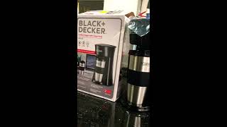 BlackDecker Coffee maker with travel mug 650w ✌🏻 [upl. by Hewitt]