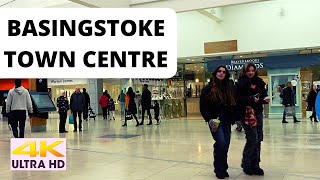 Walking Tour  Basingstoke Town Centre  Festival Place  Keep Walking 4K [upl. by Strong]