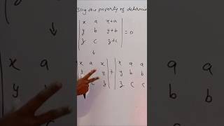 Finding determinant without expanding using properties [upl. by Gareri]