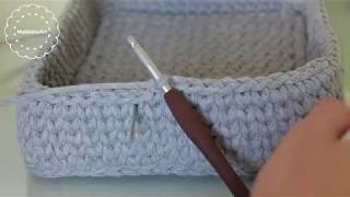 איך סורגים תפר שיבולים How to crochet the Waistcoat stitch [upl. by Ilrebmik210]