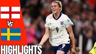 England vs Sweden  All Goals amp Highlights  Women’s Euro Qualifiers  050424 [upl. by Silra373]