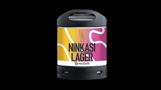 Ninkasi  Flower Lager  65  PerfectDraft Pro [upl. by Encratis810]