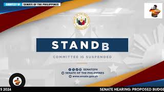 SENATE HEARING PROPOSED 2025 BUDGET OF THE DEPARTMENT OF TOURISM OCTOBER 15 2024 [upl. by Tingey]