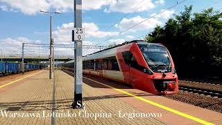 składanka pociągów z stacji Legionowo [upl. by Ahsinrev678]