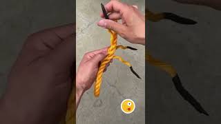 Rope splicing how to splicing rope [upl. by Naibaf]