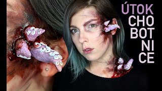 Útok Chobotnice Halloween Makeup Tutorial [upl. by Ecniv535]