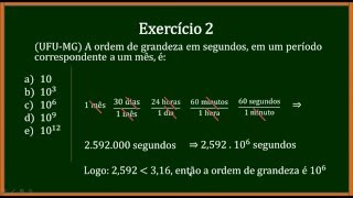 AULA DE FÍSICA 2  EXERCÍCIOS NOTAÇÃO CIENTÍFICA E ORDEM DE GRANDEZA [upl. by Inaboy]