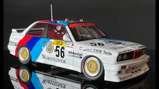 Full build BMW M3 E30 GroupA 1988 SPA 24 Hours Winner 124 Scale step by step Beemax [upl. by Anwahsed]