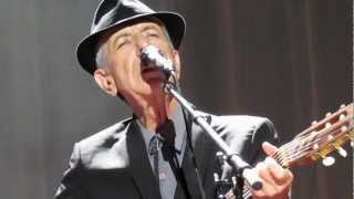 Leonard Cohen  The Partisan live at Wembley Arena London 2012 [upl. by Drewett]