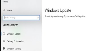 Windows Update quotbir sorun oluştu Ayarları daha sonra yeniden açmayı deneyinquot hatası [upl. by Royce]