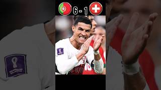 Portugal VS Swiss World Cup 2022 Highlights🔥🤯 Ronaldo On Fire🔥football youtube shorts [upl. by Latea782]