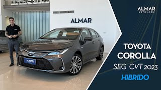 Toyota Corolla SEG CVT Hibrido 2023 [upl. by Naugan214]