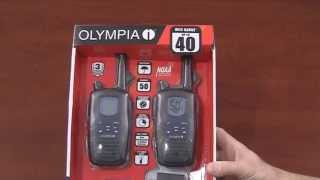 Olympia R300 FRSGMRS Two Way Radio Unboxing [upl. by Anayrb709]