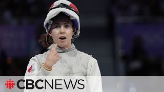 Eleanor Harvey wins Canadas 1stever Olympic fencing medal with bronze [upl. by Ahselak281]