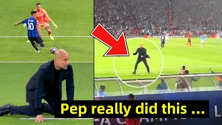 Pep Guardiola really did this as Man City win treble after lifting Champions League trophy [upl. by Nyvar]