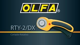 Estilete Rotativo RTY2DX 45mm Olfa [upl. by Nnaeus]