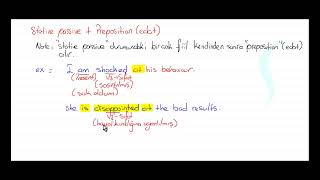 PASSIVE stative passive ve prepositions edatlar nasıl kullanılır 11 [upl. by Miltie987]