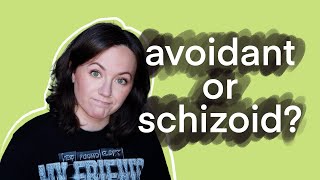 Avoidant Personality Disorder amp Schizoid Personality Disorder [upl. by Pedersen316]