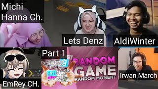 Reaction Mashup Milyhya Random Game Random Moment Part 1 [upl. by Nnelg90]