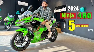 New Kawasaki Ninja 400 Bs7 2024 Model Launch Price Mileage Features Full Review [upl. by Sherl]