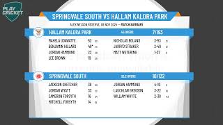 Springvale South v Hallam Kalora Park [upl. by Lezned]