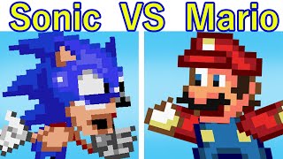 Friday Night Funkin VS Dorkly Sonic VS Mario For Hire Song FNF Mod [upl. by Durwyn]