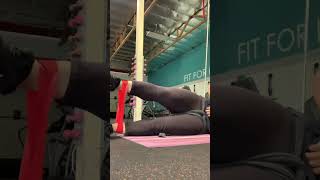 Tone Your Legs with Resistance Band Leg Lifts [upl. by Jannery]