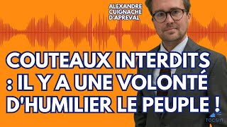 quotCest le peuple du saucisson et du pinard qui est criminalisé quot  Alexandre Cuignache [upl. by Plunkett702]