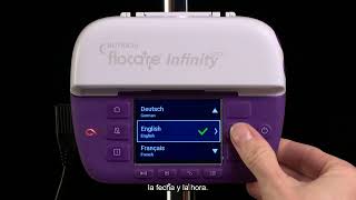 Configuración de la bomba Flocare Infinity III [upl. by Eillim]