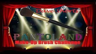 Dave Shorts PANTOMIME DAME MakeUp Brush Challenge [upl. by Dahsra]