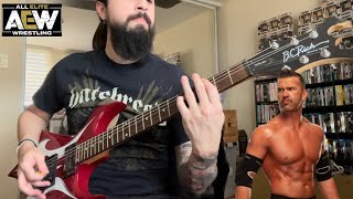 Frankie Kazarian AEW theme guitar cover  “Deadly Business” by Jasta [upl. by Oidacra]