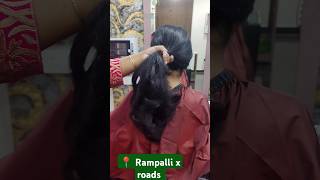 Blow dry setting sowjanyanalamati hydmakeupacademy makeupclassesinhyderabad [upl. by Metabel70]