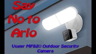 Voger MF820 Outdoor Floodlight Camera [upl. by Oimetra946]