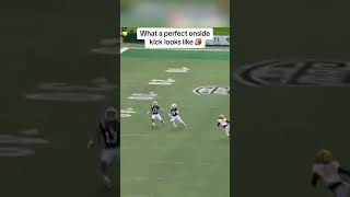 ONSIDE KICK PERFECTION💥🔥🏈✨️ [upl. by Odawa629]