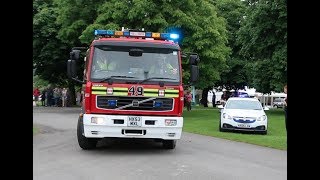 Hampshire Fire and Rescue  Hampshire Police Pump Officers Car and RPU [upl. by Ahsinauj]